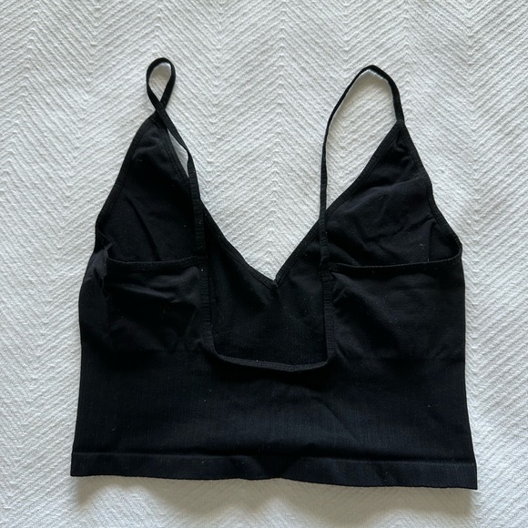 FREE PEOPLE black bra top/ tank top - Picture 3 of 3